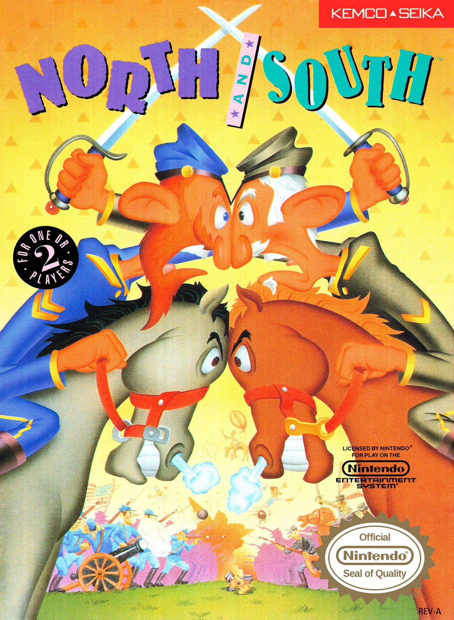 NORTH & SOUTH - NES (W/BOX & MANUAL)