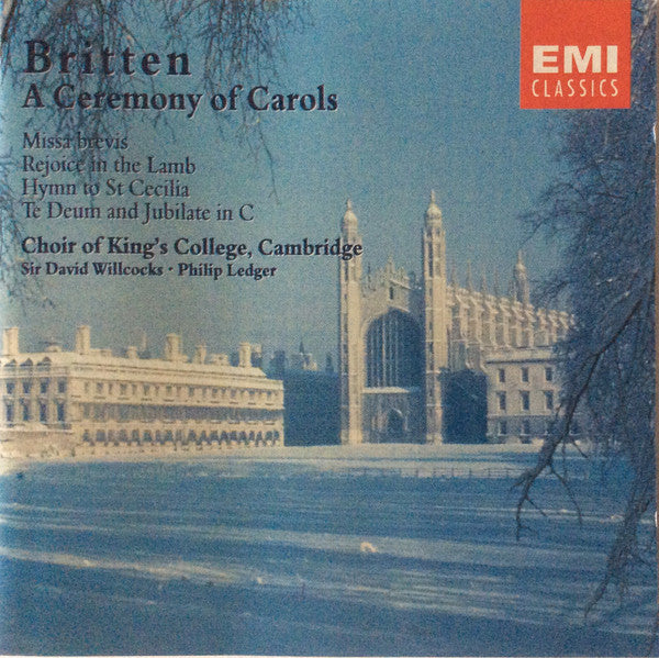 BRITTEN, BENJAMIN - A CEREMONY OF CAROLS