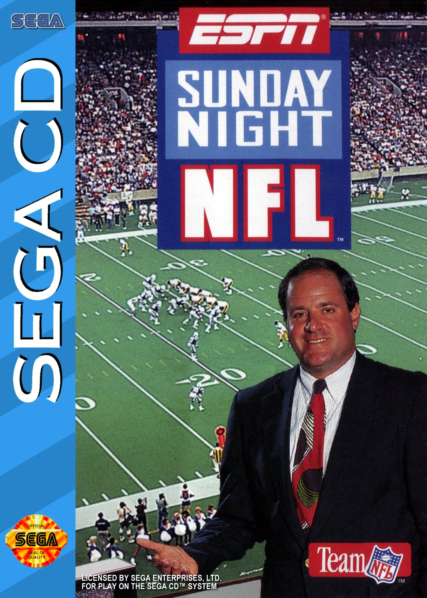 ESPN SUNDAY NIGHT NFL - SEGACD