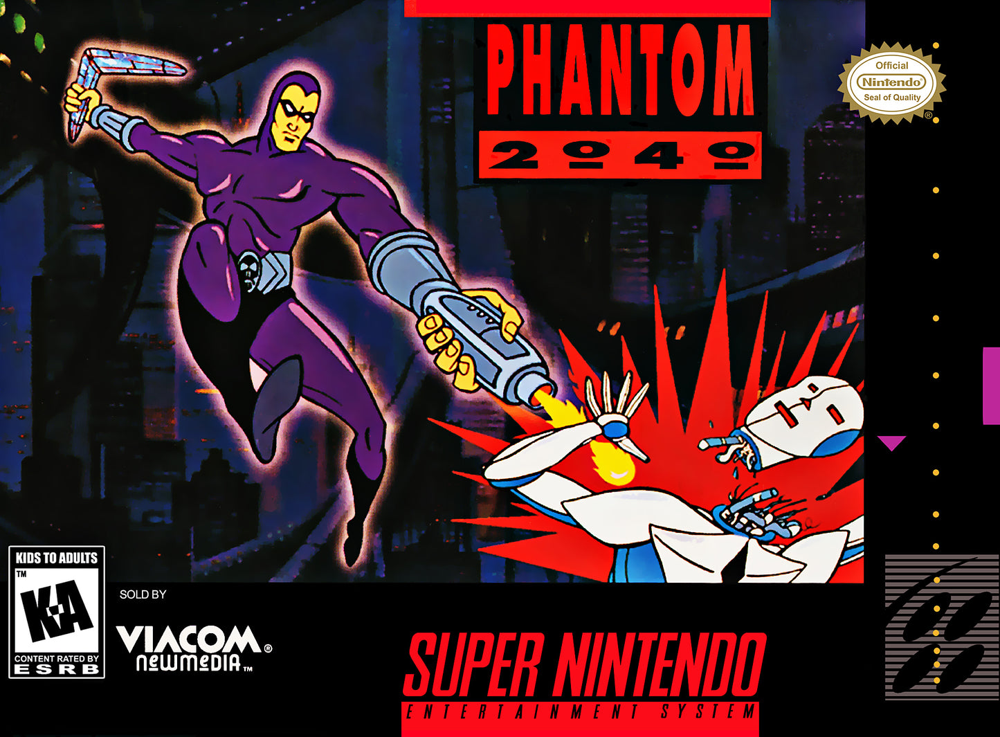 PHANTOM 2040 - SNES (W/BOX & MANUAL)