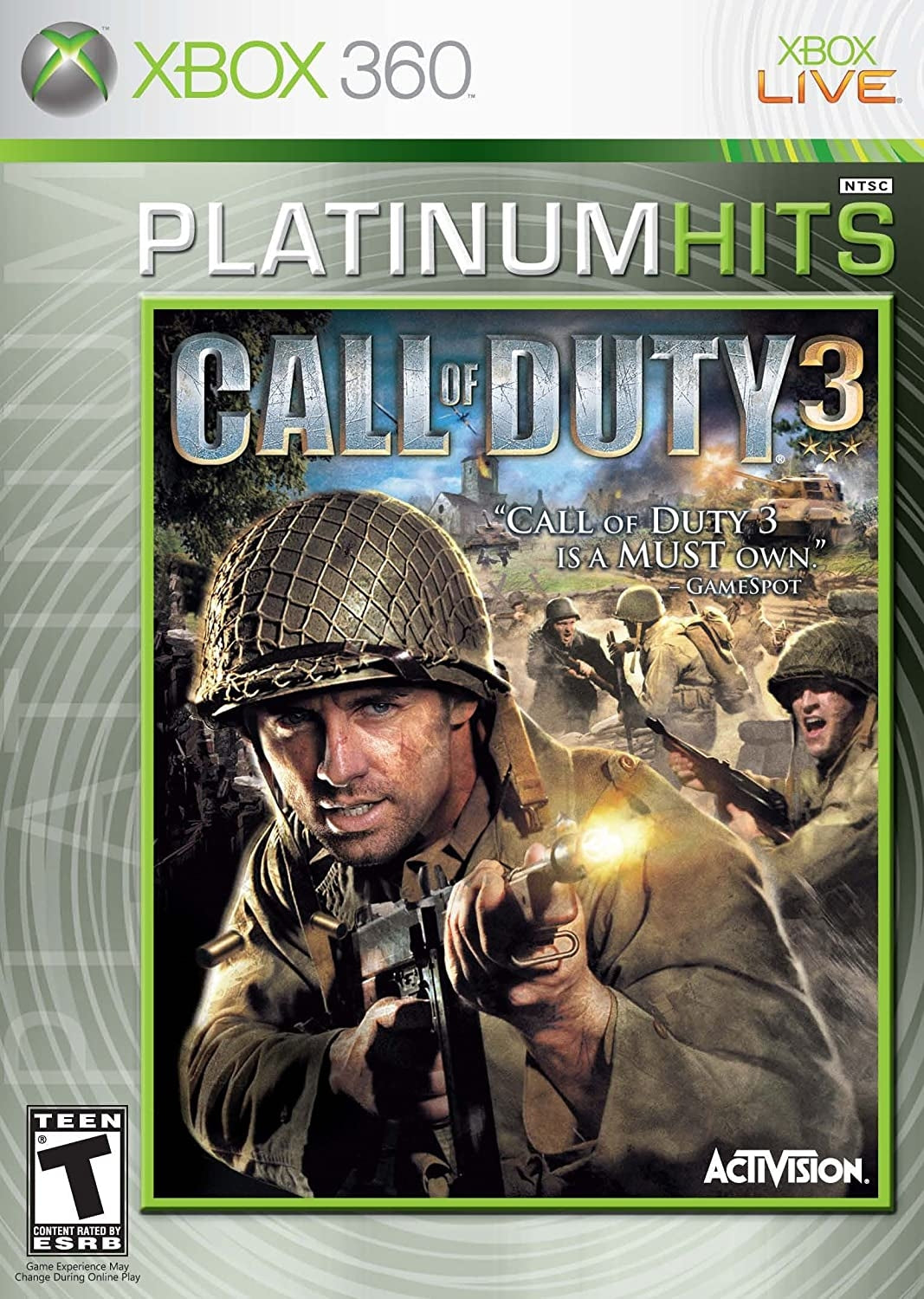 CALL OF DUTY 3 (PLATINUM HITS) - XBX360