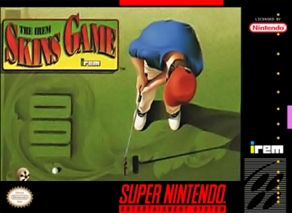 SKINS GAME - SNES (W/BOX & MANUAL)