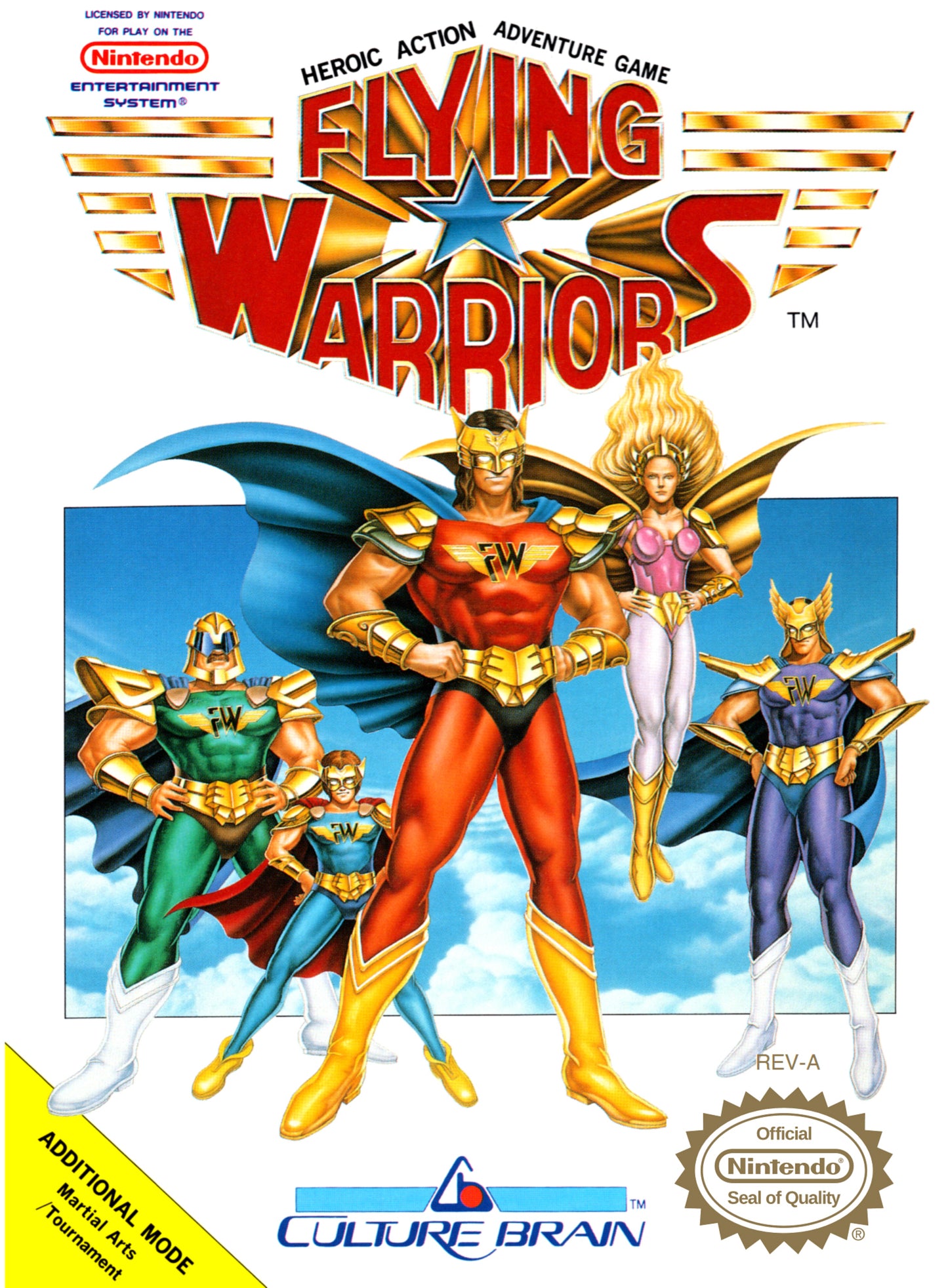 FLYING WARRIORS - NES (W/BOX)