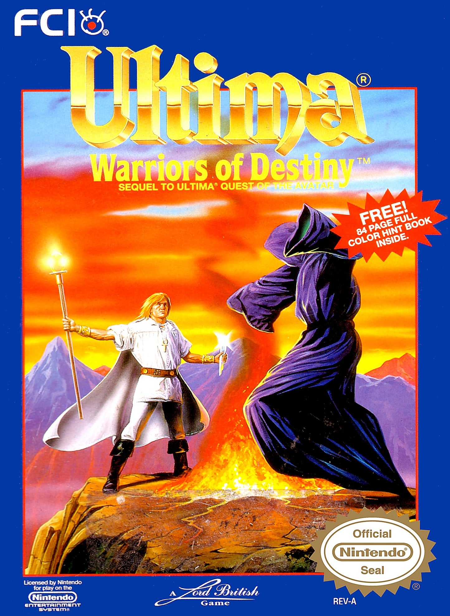 ULTIMA: WARRIORS OF DESTINY - NES (W/BOX)