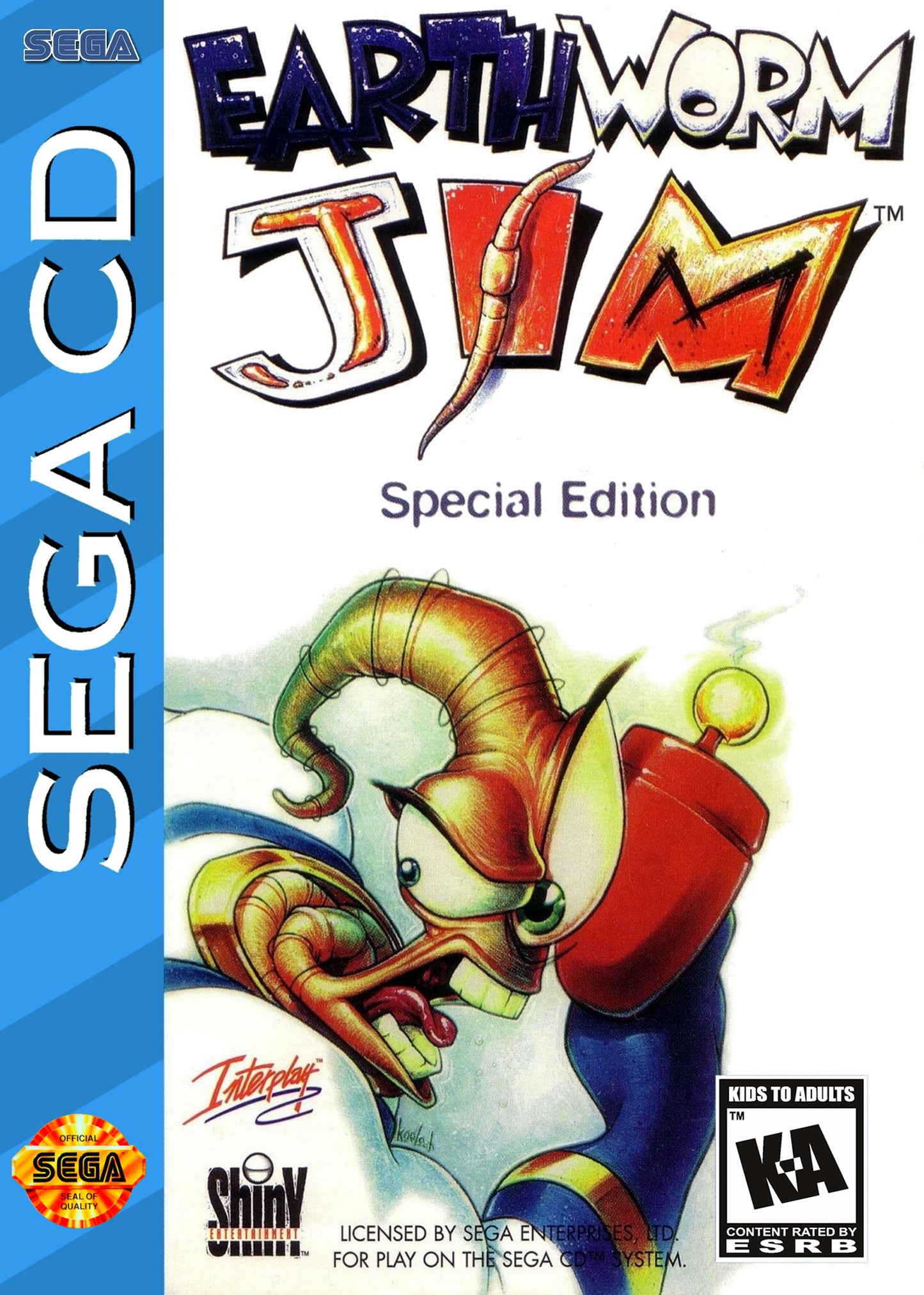 EARTHWORM JIM: SPECIAL EDITION - SEGACD