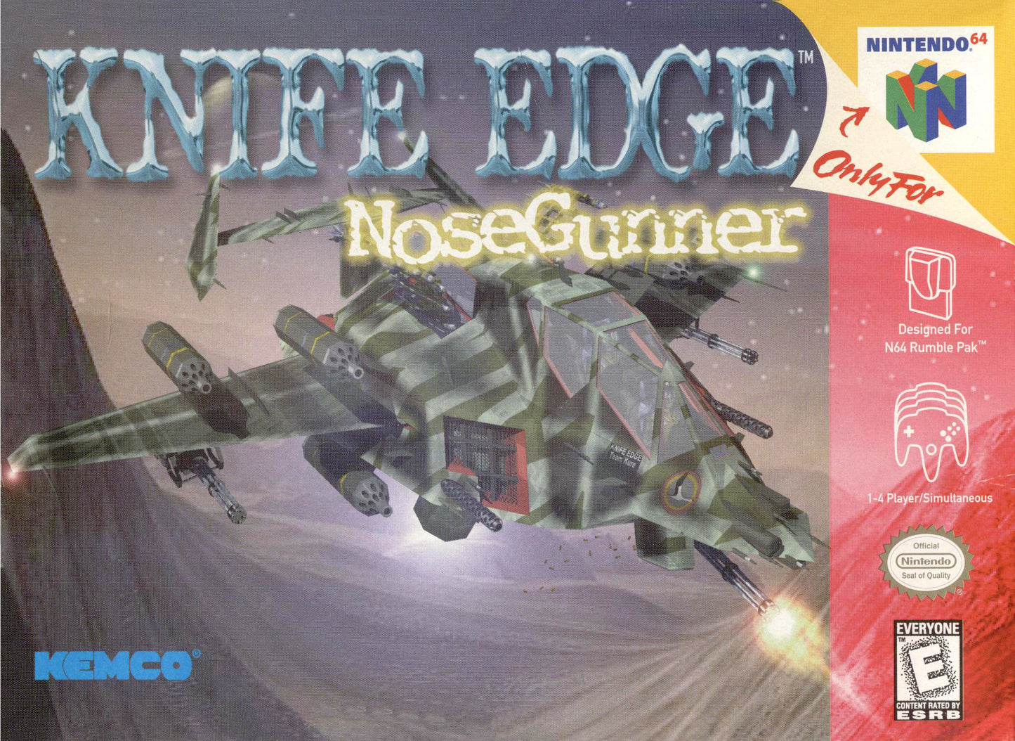 KNIFE EDGE NOSE GUNNER - N64
