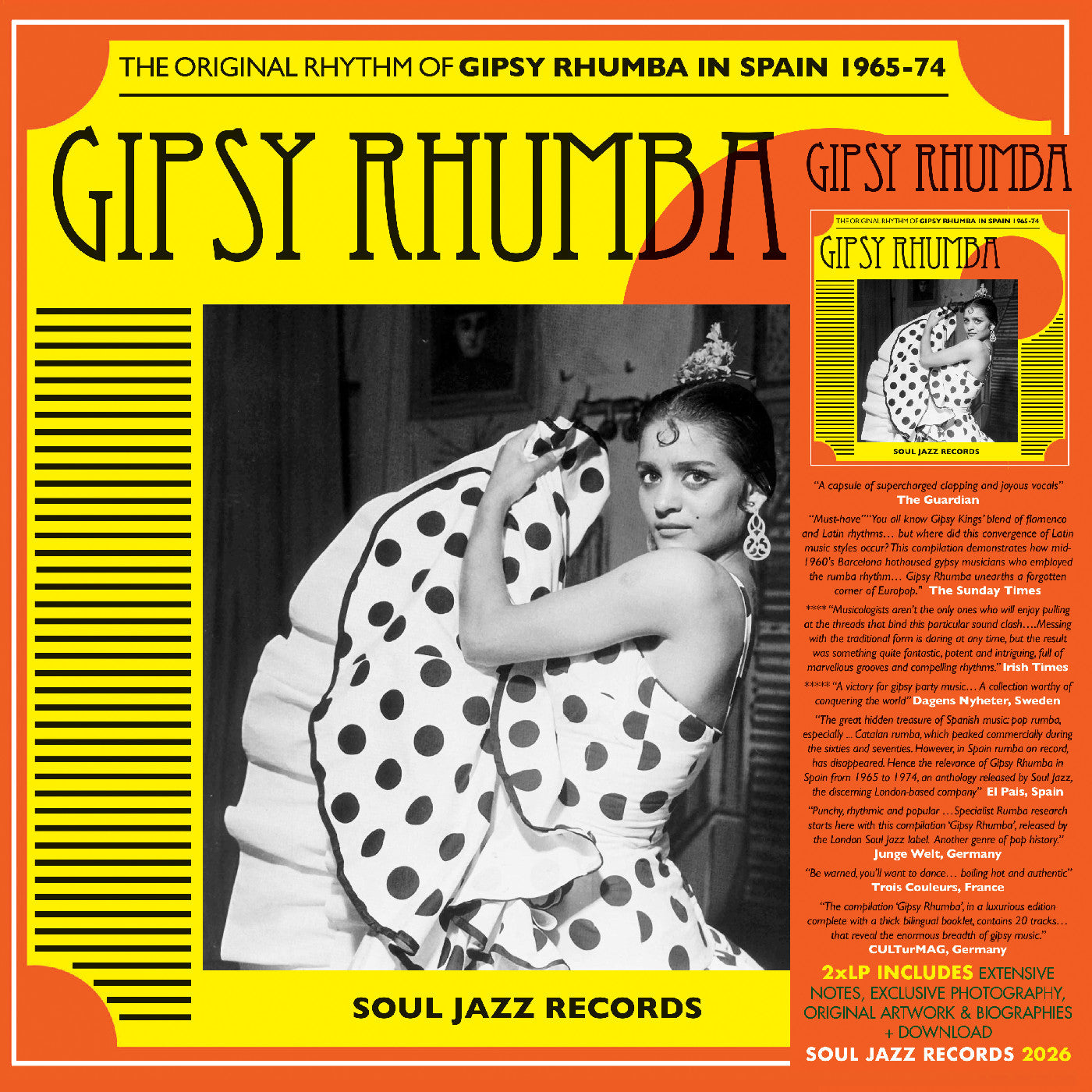 SOUL JAZZ RECORDS PRESENTS - GIPSY RHUMBA: THE ORIGINAL RHYTHM OF GIPSY RHUMBA IN SPAIN 1965-74