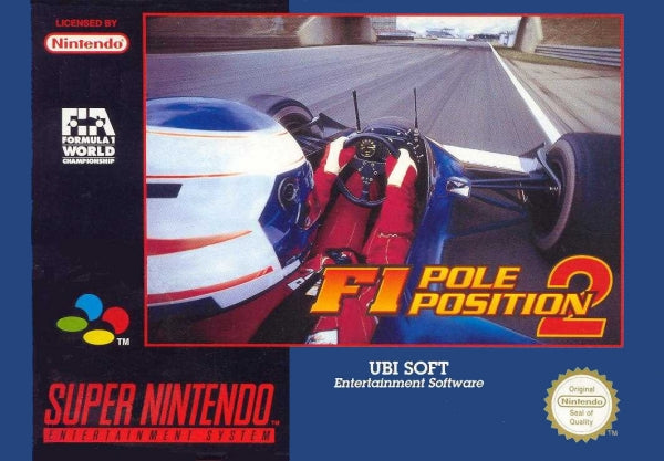 F1 POLE POSITION - SNES (W/BOX & MANUAL)