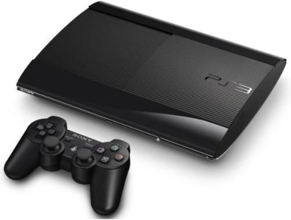 PS3 CONSOLE (SUPER SLIM)(500GB)(HARDWARE - PS3-BLACK