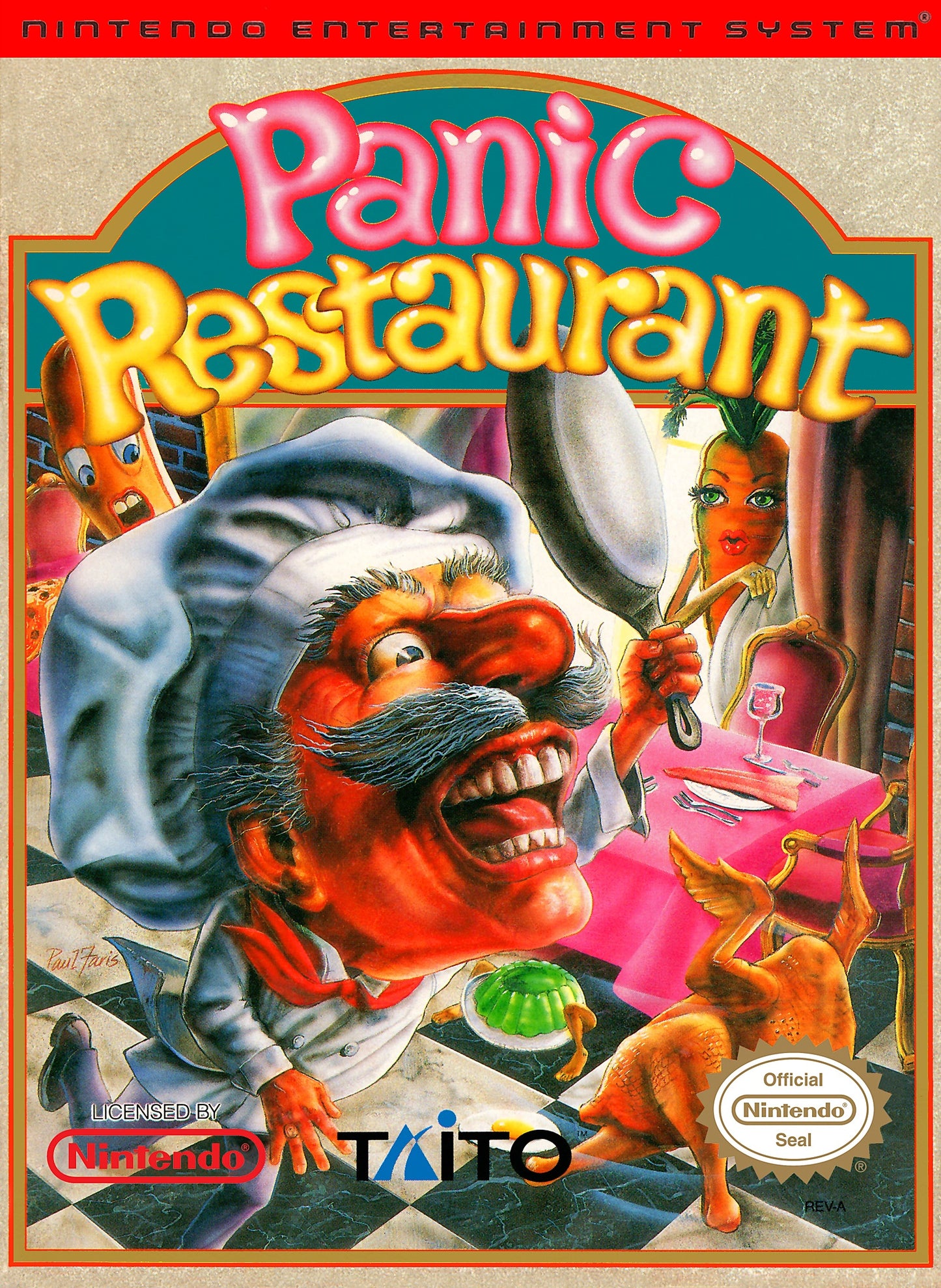 PANIC RESTAURANT - NES