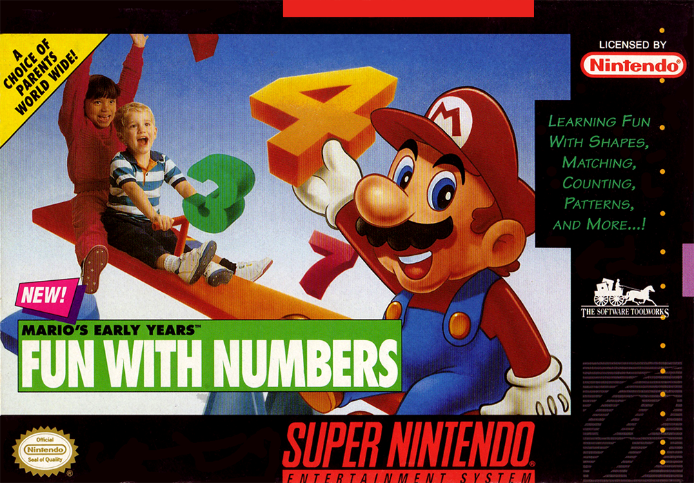 MARIO'S EARLY YEARS: FUN WITH NUMBERS - SNES