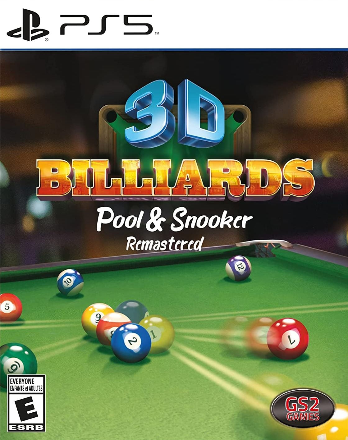 3D BILLIARDS POOL & SNOOKER: REMASTERED - PS5