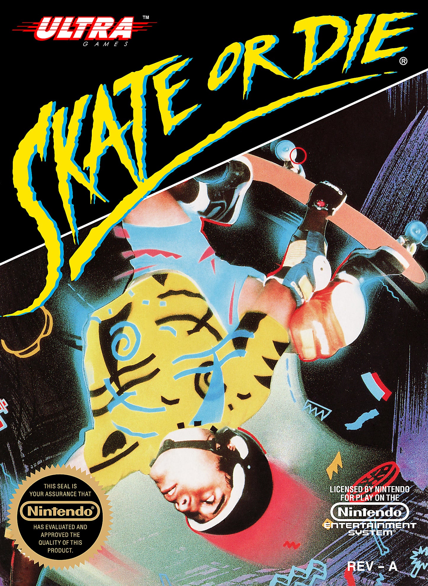 SKATE OR DIE 2 - NES (W/BOX & MANUAL)