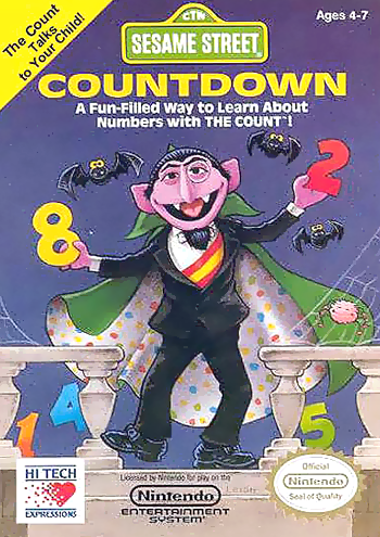SESAME STREET COUNTDOWN - NES