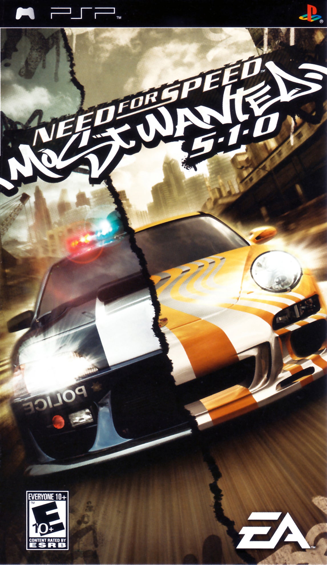 NEED FOR SPEED: MOST WANTED 5-1-0 - PSP