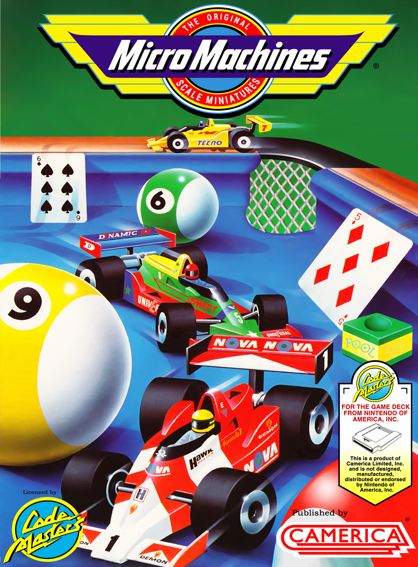 MICRO MACHINES - NES (W/BOX)