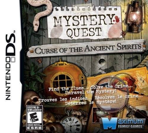 MYSTERY QUEST: CURSE OF THE (CARTRIDGE O - DS