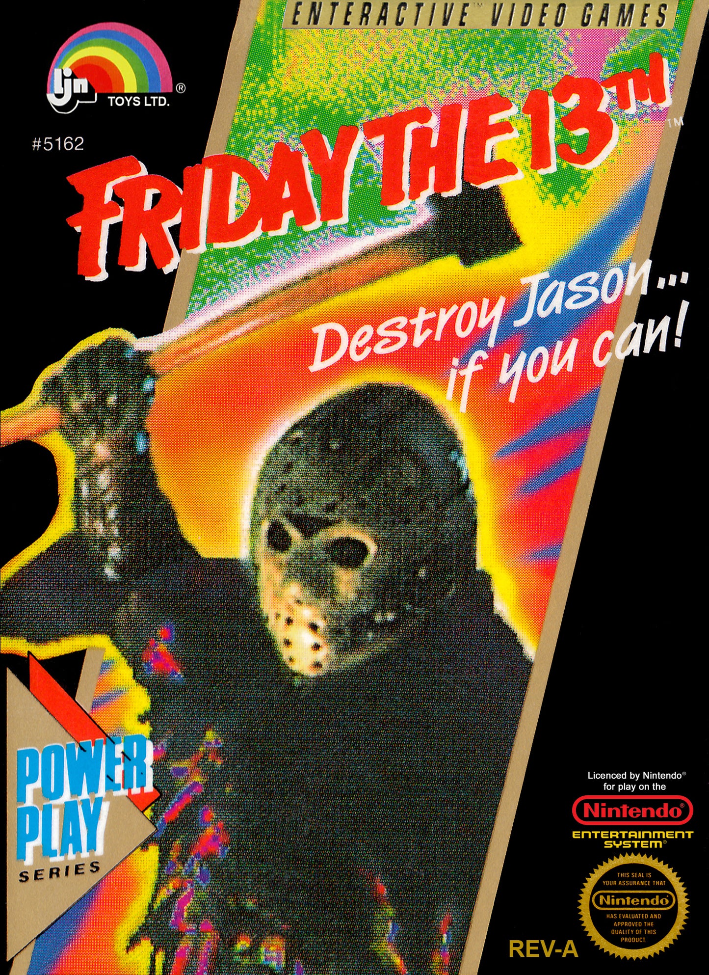 FRIDAY THE 13TH - NES (W/BOX & MANUAL)