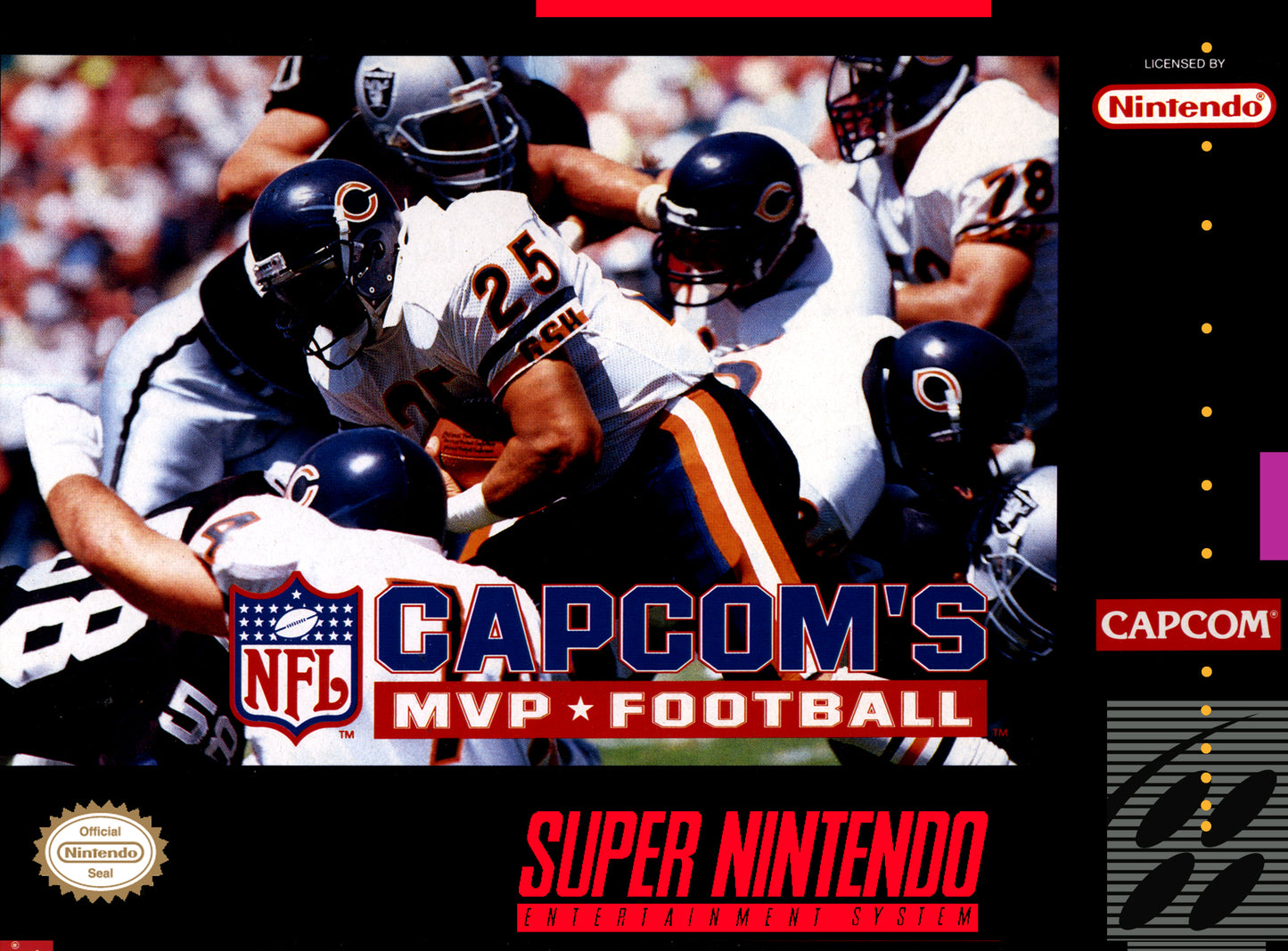 CAPCOM'S MVP FOOTBALL - SNES