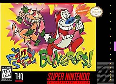 REN & STIMPY SHOW: BUCKEROOS - SNES (W/BOX)