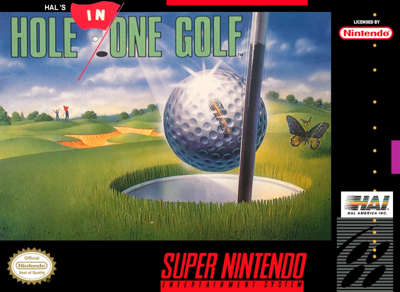 HAL'S HOLE IN ONE GOLF - SNES (W/BOX)