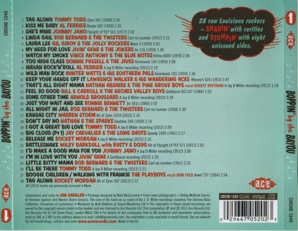 VARIOUS - BOPPIN' BY THE BAYOU