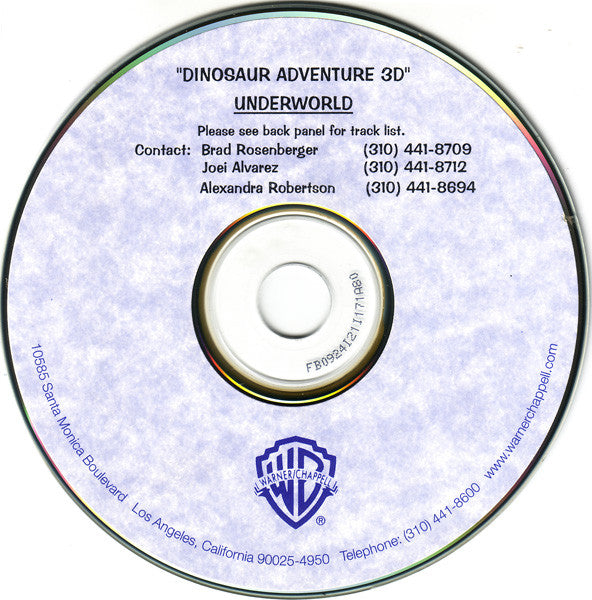 UNDERWORLD - DINOSAUR ADVENTURE 3D (UK CD1)