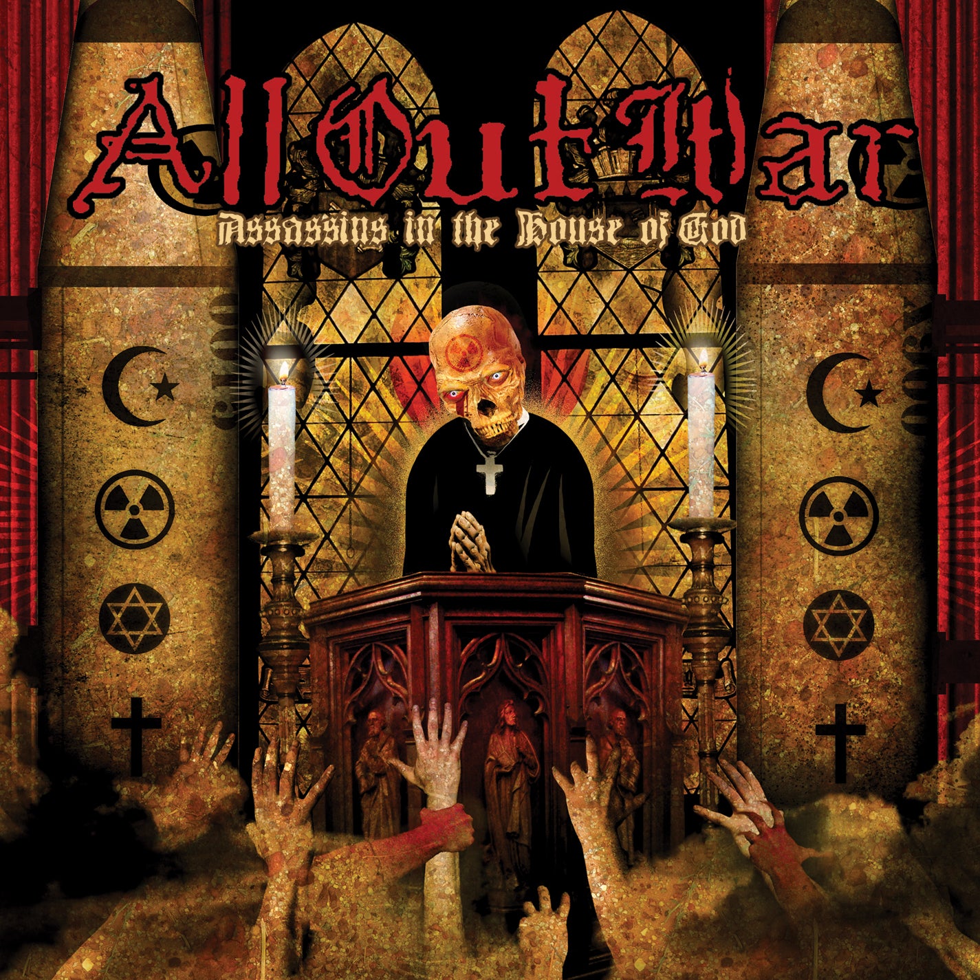 ALL OUT WAR - ASSASSINS IN THE HOUSE OF GOD