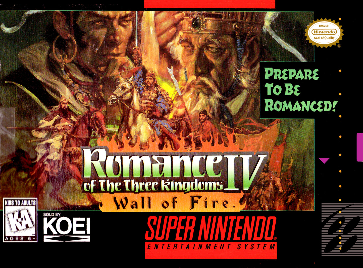 ROMANCE OF THE THREE KINGDOMS IV: WALL O - SNES