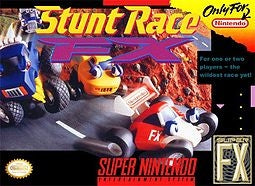 STUNT RACE FX - SNES (W/BOX & MANUAL)