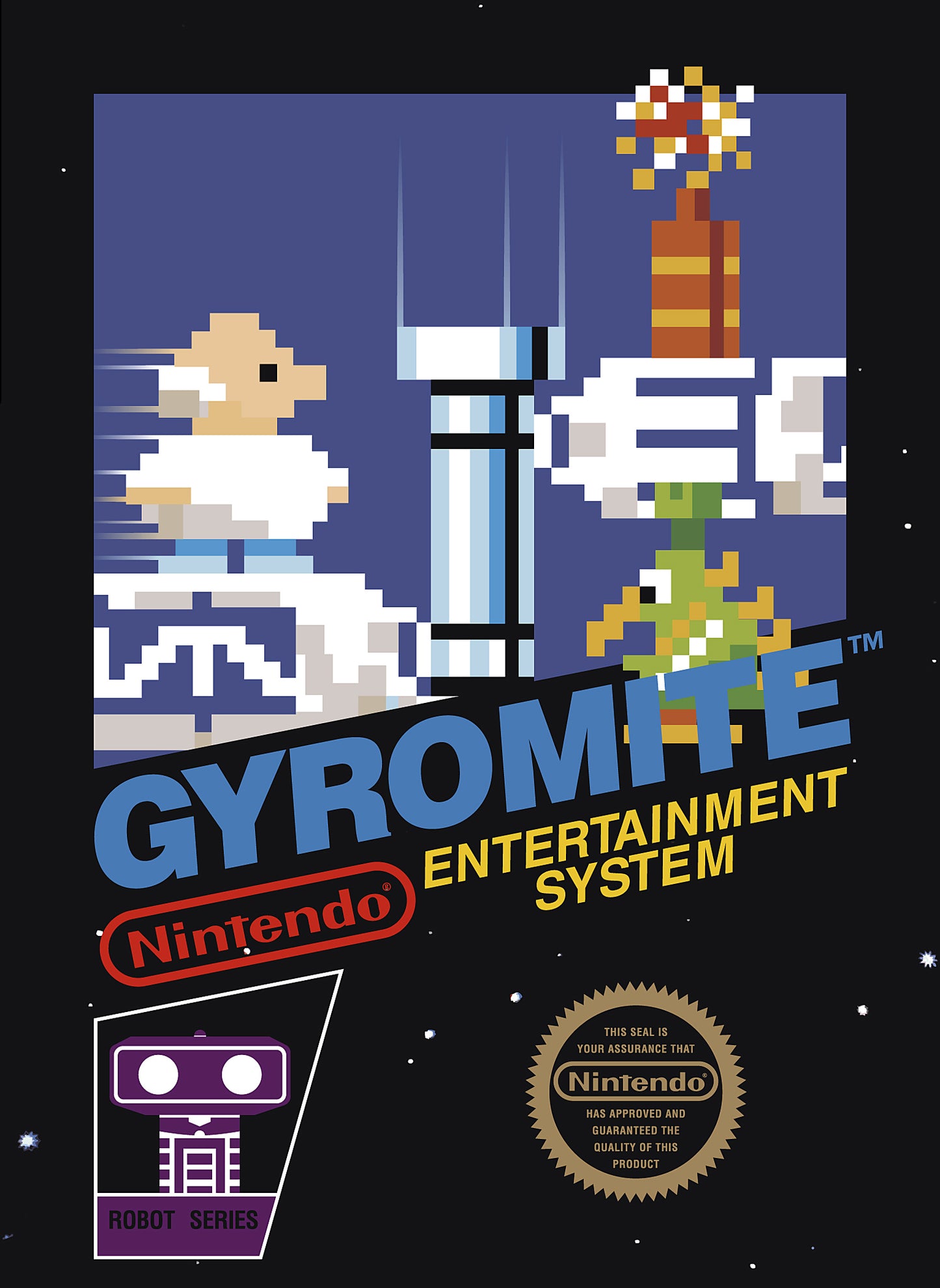 GYROMITE - NES (W/BOX & MANUAL)