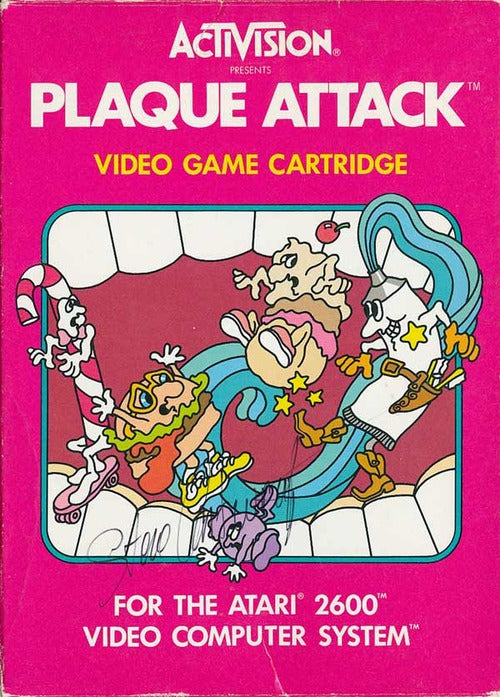 PLAQUE ATTACK - ATARI2600 (CARTRIDGE ONLY)