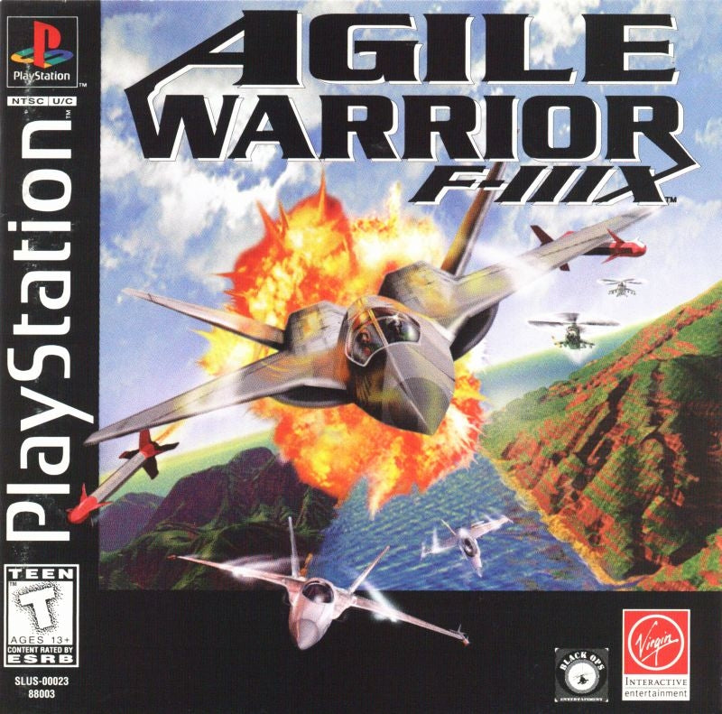 AGILE WARRIOR F-111X - PS1