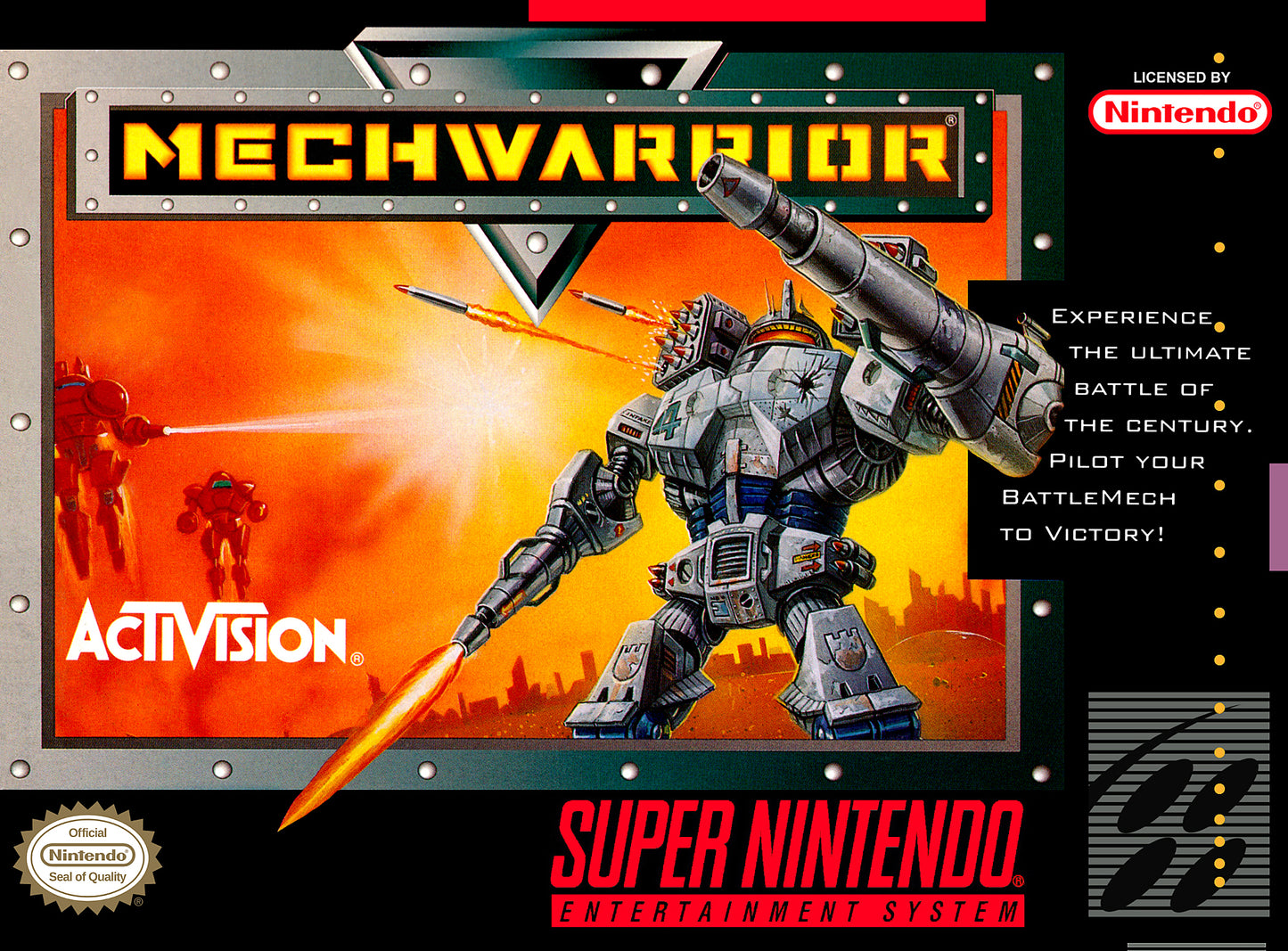 MECHWARRIOR - SNES (W/BOX)
