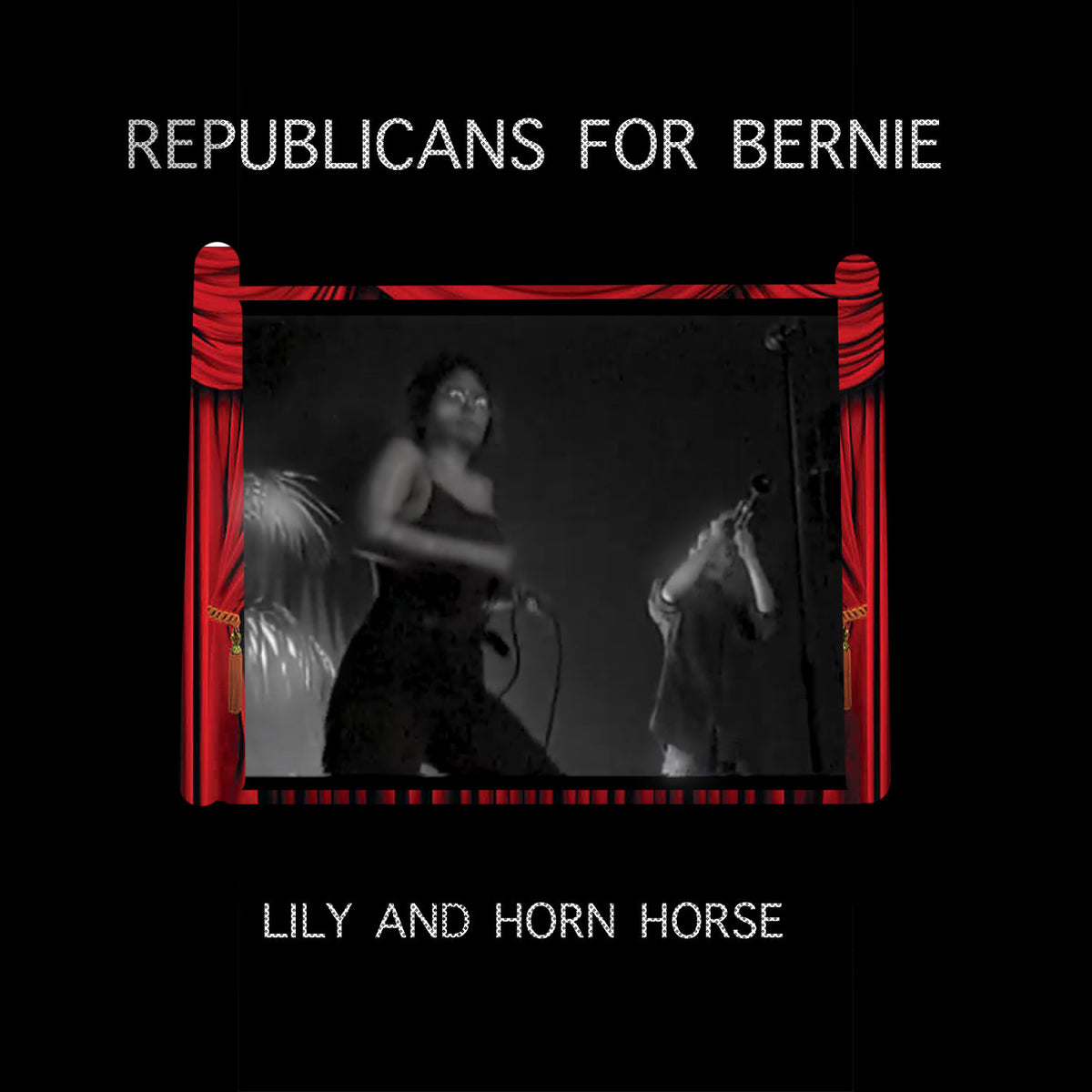 LILY AND HORN HORSE - REPUBLICANS FOR BERNIE