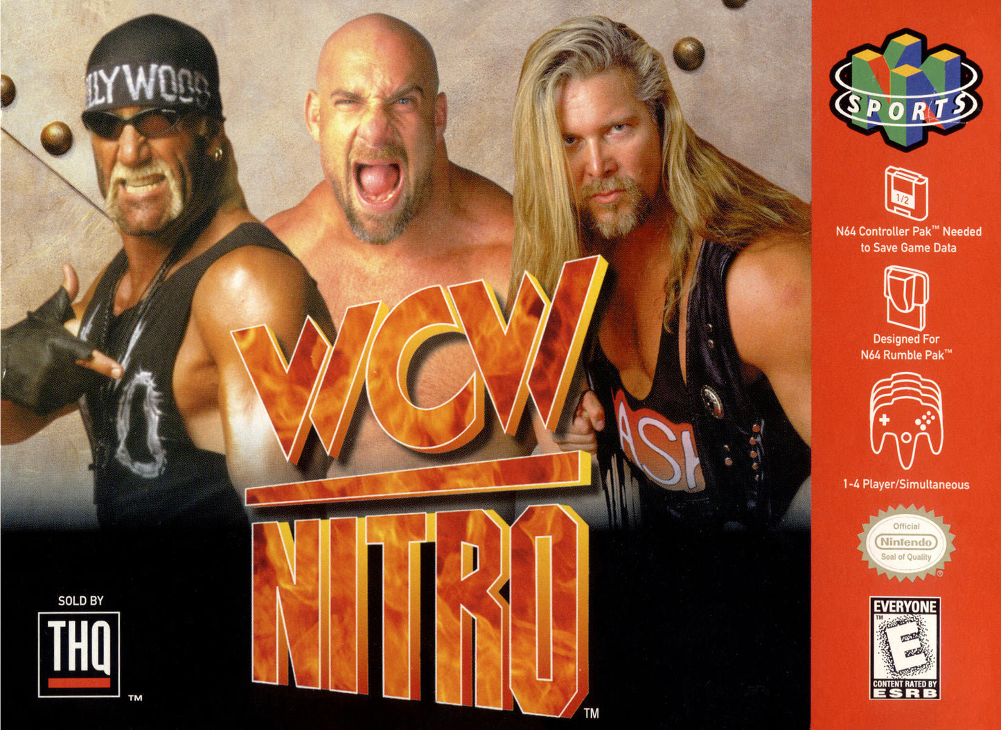 WCW NITRO - N64 (W/BOX)