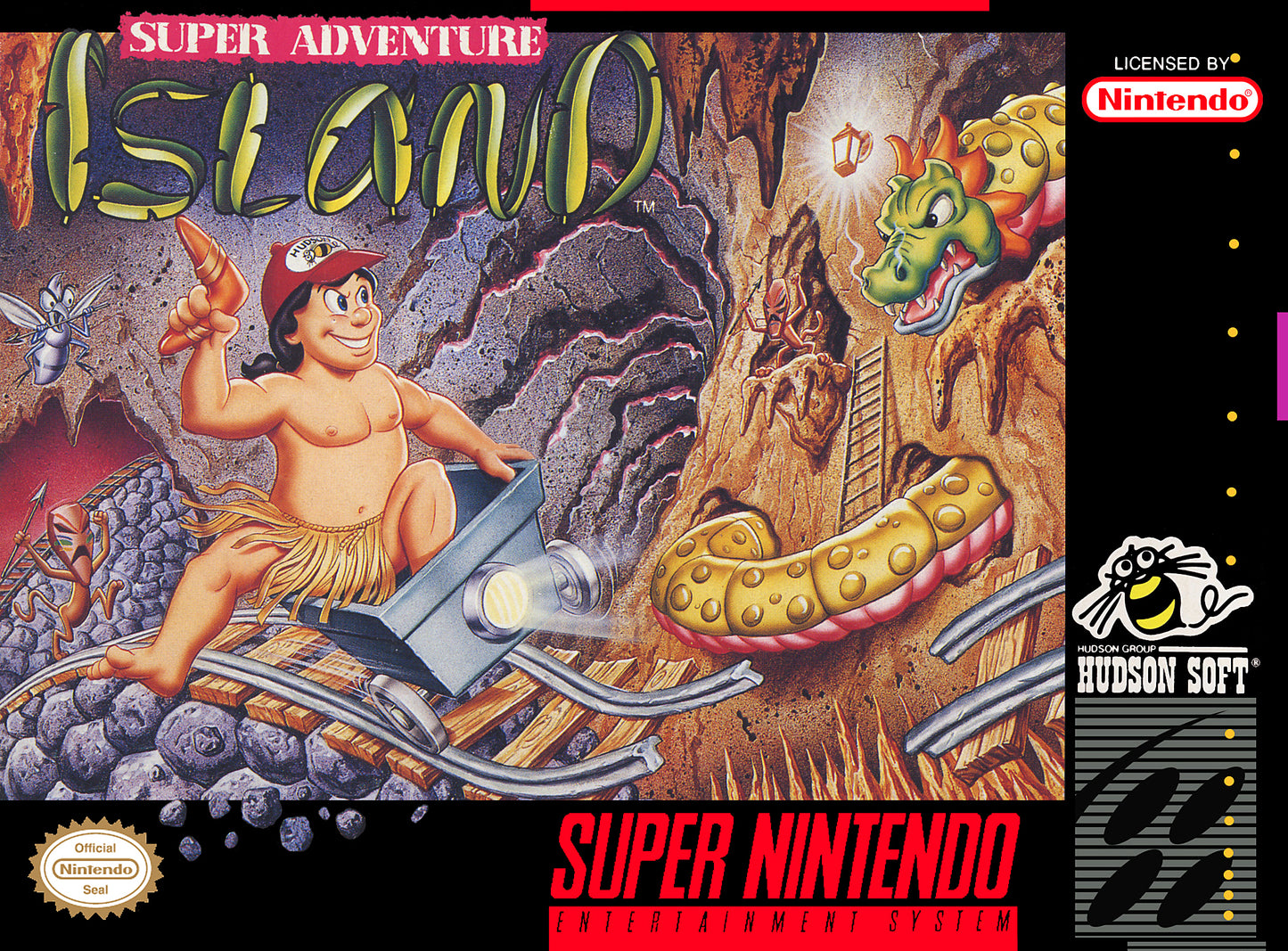 SUPER ADVENTURE ISLAND II - SNES (W/BOX)