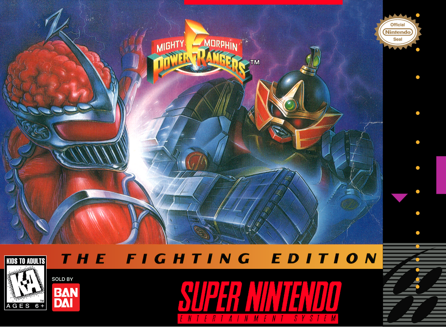 POWER RANGERS: FIGHTING EDITION - SNES