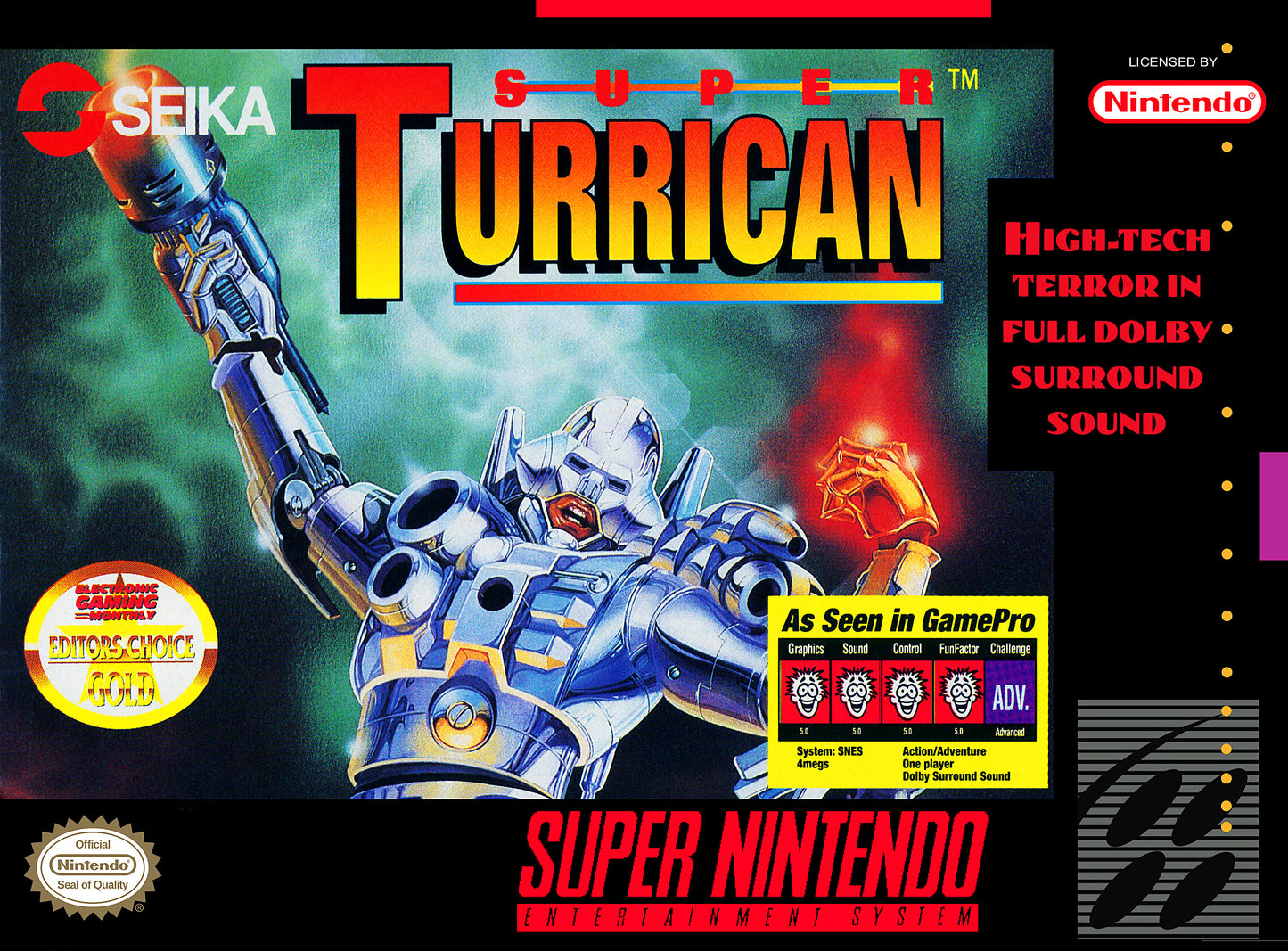 SUPER TURRICAN - SNES (W/BOX)