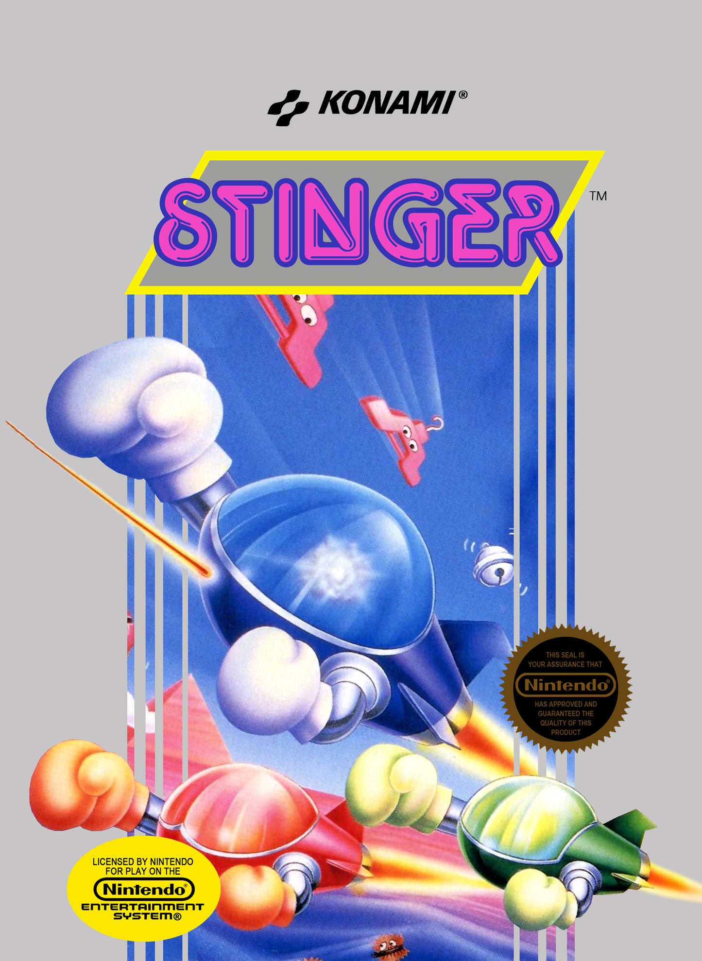 STINGER - NES (W/BOX & MANUAL)