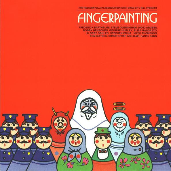 RED KRAYOLA - FINGER PAINTING