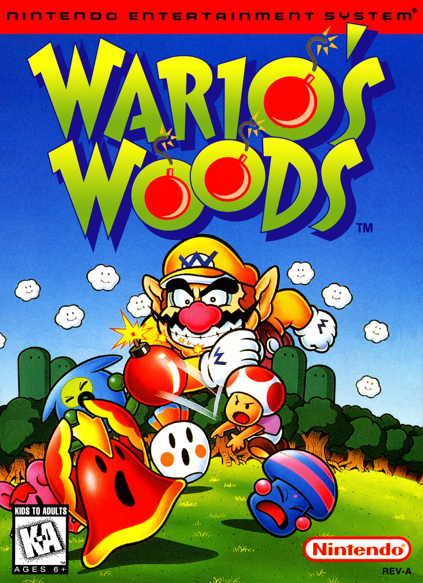 WARIO'S WOODS - SNES (W/BOX)
