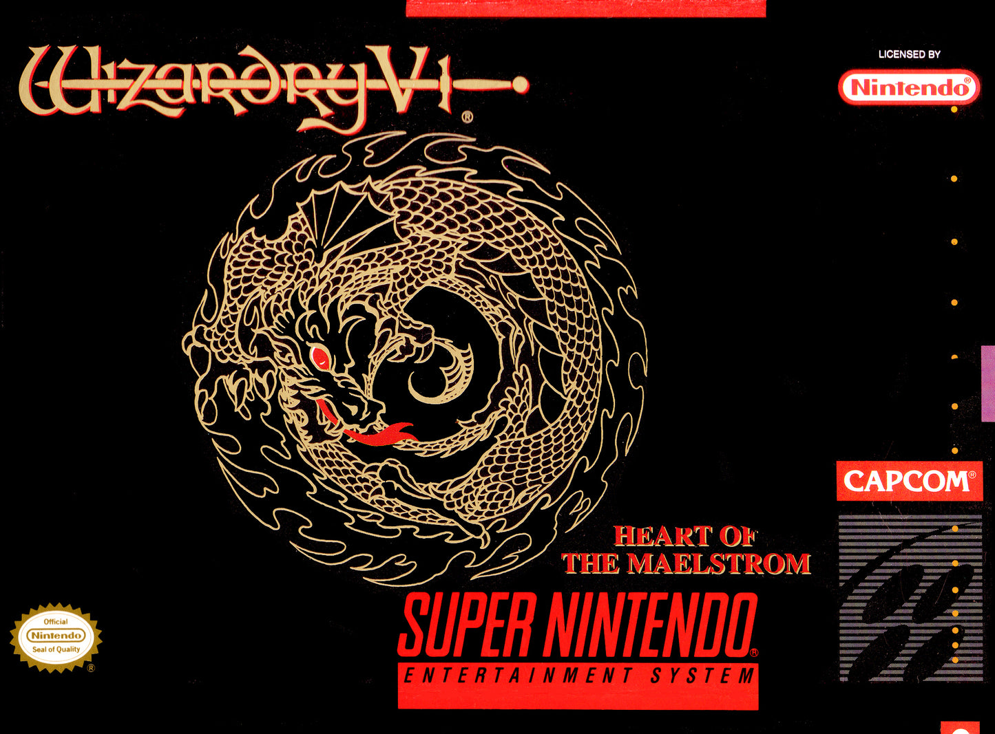 WIZARDRY V: HEART OF THE MAELSTROM - SNES