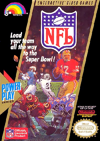 NFL FOOTBALL - NES (W/BOX & MANUAL)
