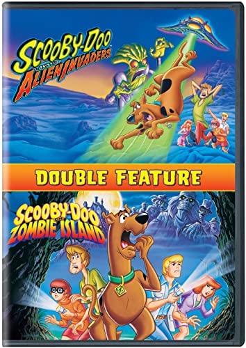 SCOOBY-DOO- DOUBLE FEATURE - DVD-ALIEN INVADERS/ON ZOMBIE ISLAND