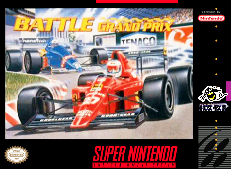 BATTLE GRAND PRIX - SNES (W/BOX & MANUAL)