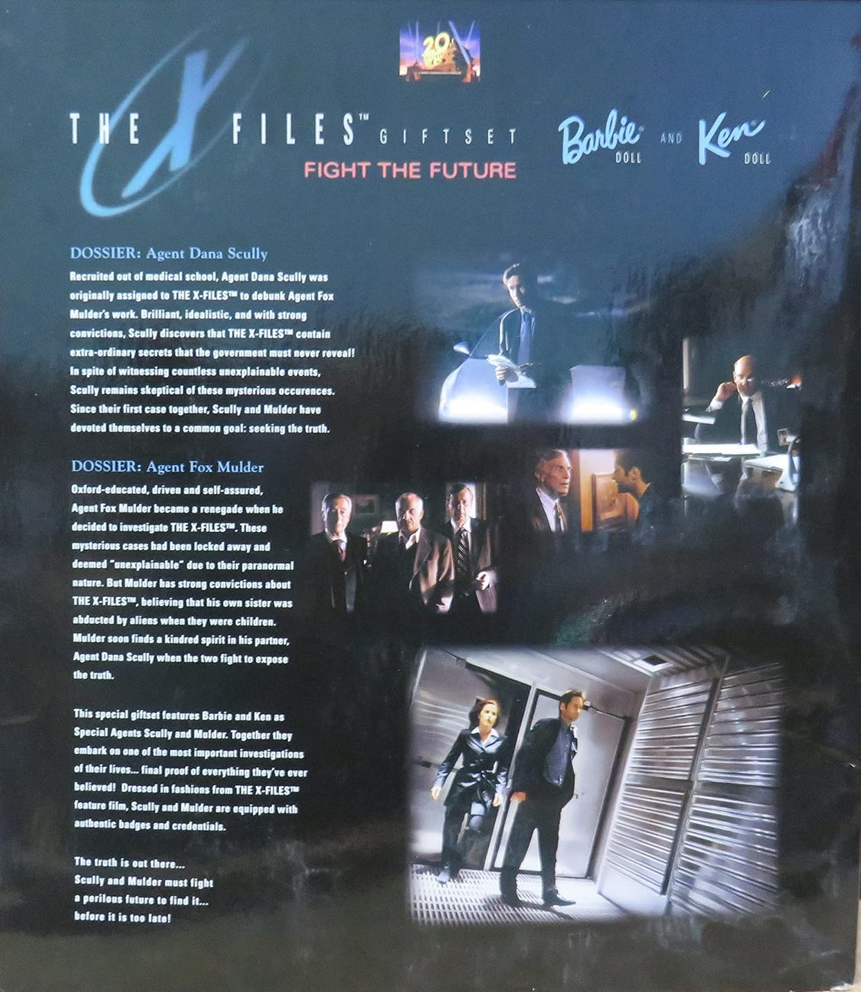BARBIE: X-FILES: BARBIE (SCULLY) & KEN (MULDER) - MATTEL-1998-COLLECTORS EDITION