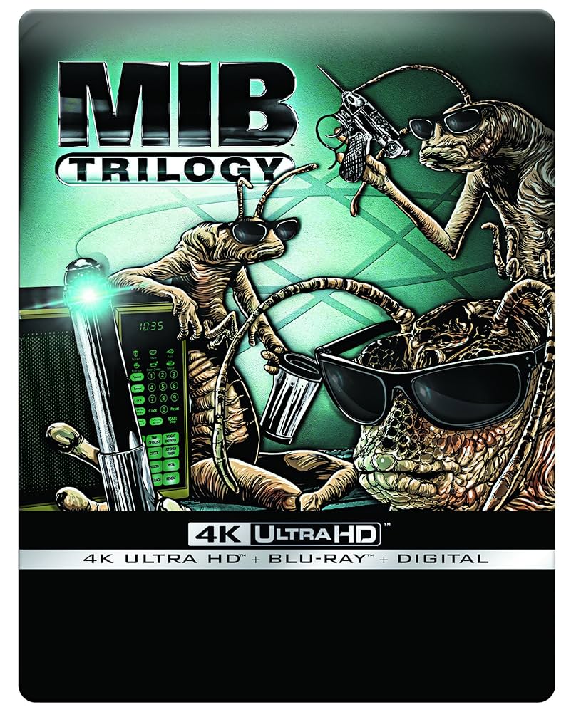 MEN IN BLACK TRILOGY - BLU-4K-INC. BLU COPY (STEELBOOK)