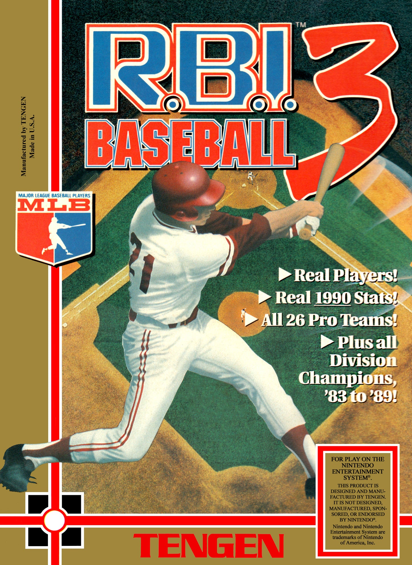 RBI BASEBALL 3 - NES