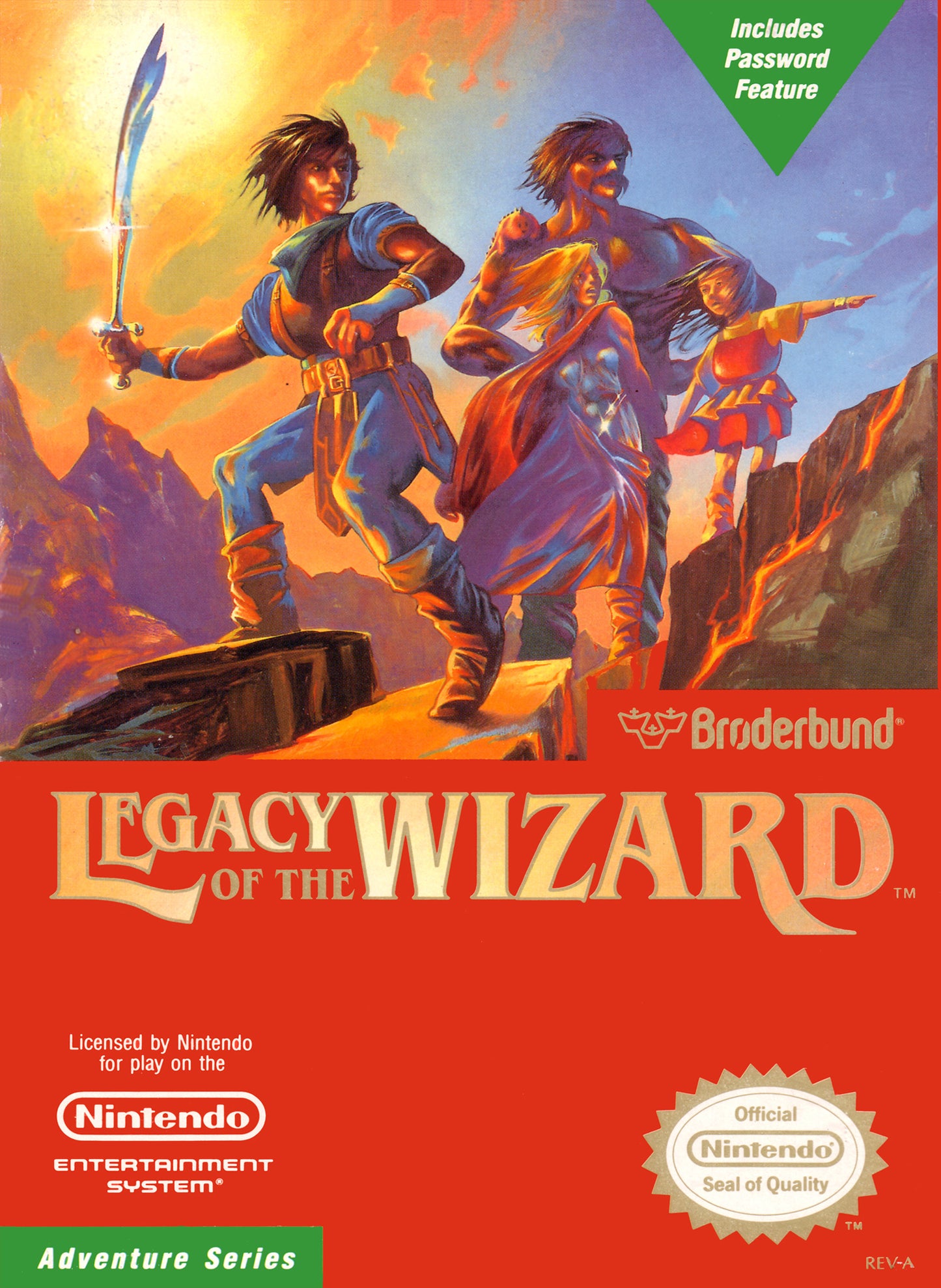 LEGACY OF THE WIZARD - NES (W/BOX)